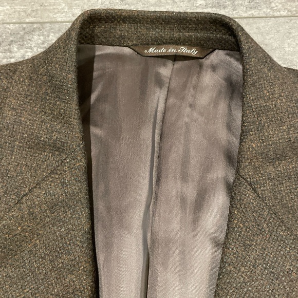 Canali Wool Elbow Patch Blazer Jacket - Picture 4 of 7